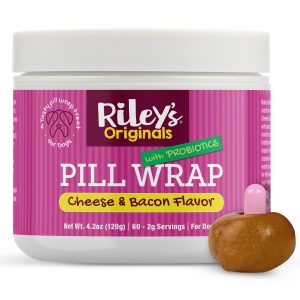 Cheese & Bacon Flavored Pill Wrap with Probiotics (4.2oz)